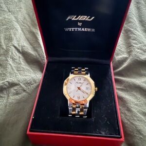 FUBU by Wittnauer Yellow and White Gold Watch